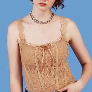 Discontinued on UNIF - Butterscotch Melody Top